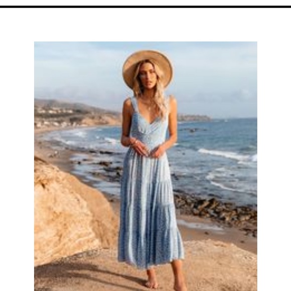 Vici Dolls midi dress with tie back